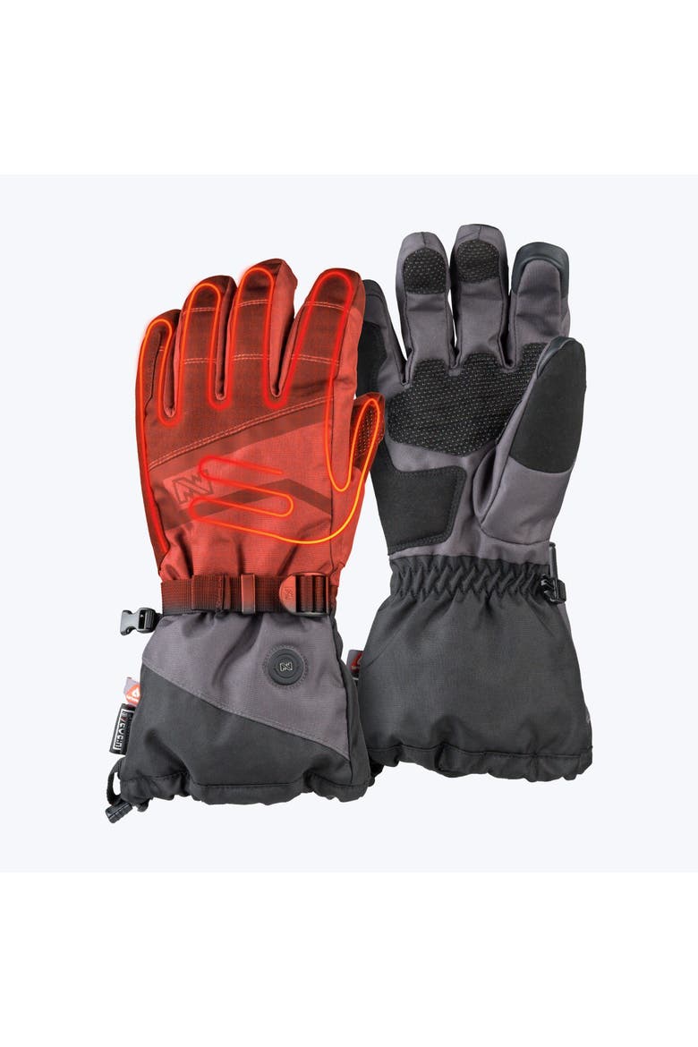 Vista Waterproof Heated Glove, Alternate, color, Black and Grey