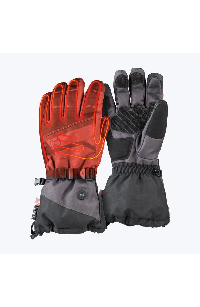 Mobile Warming Vista Waterproof Heated Glove, Alternate, color, Black And Grey