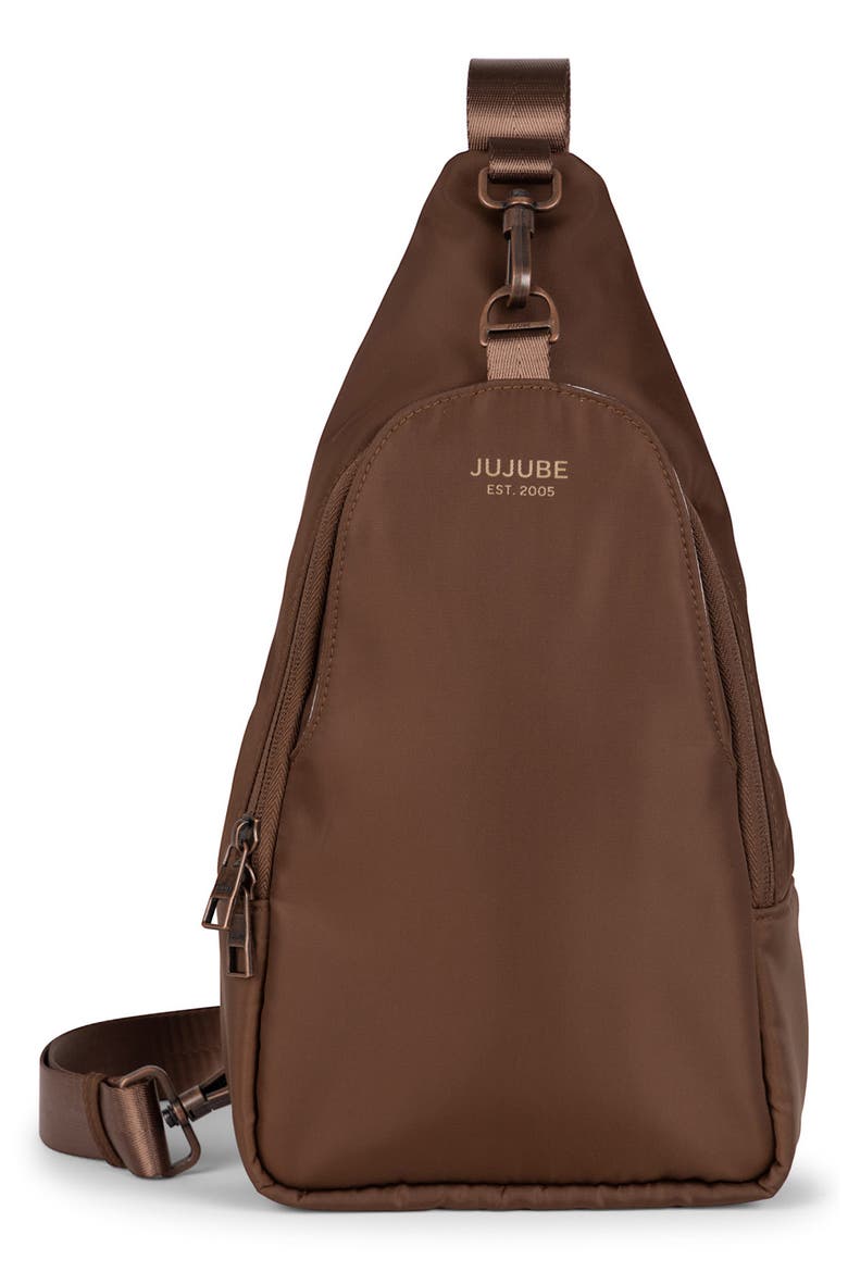 Crossbody Sling Bag, Main, color, ESPRESSO