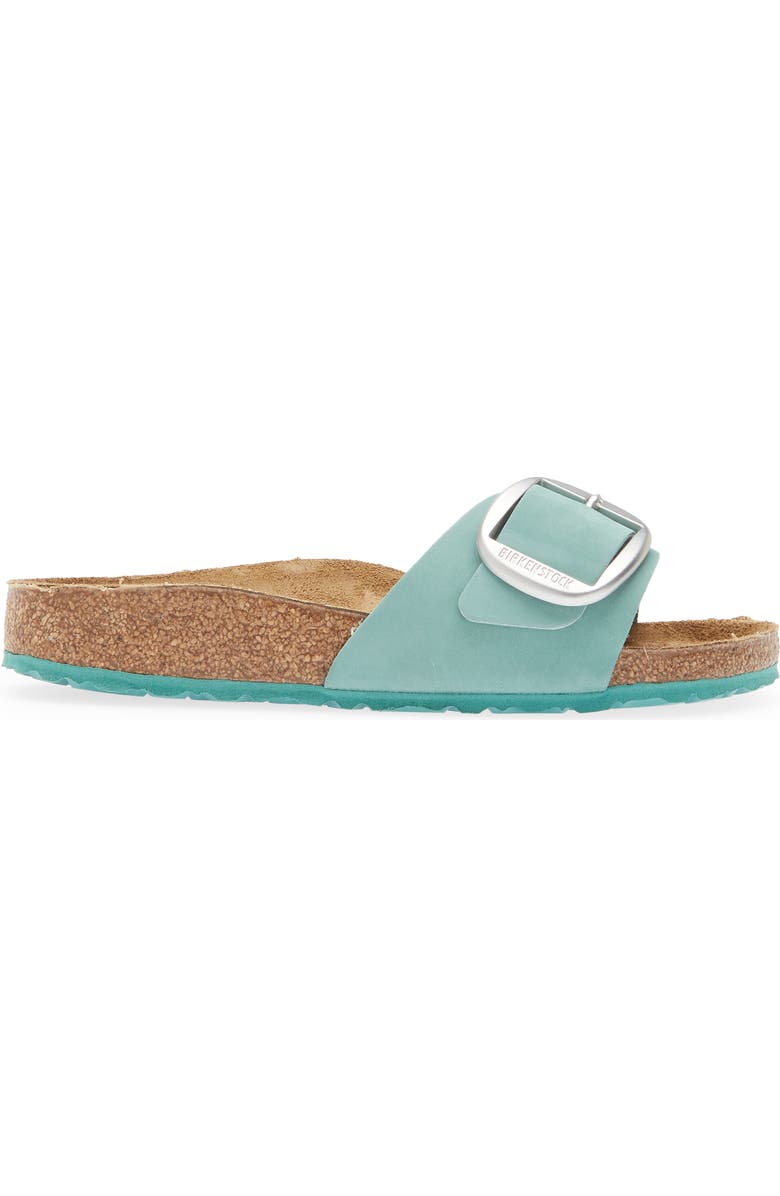 Birkenstock Madrid Big Buckle Slide Sandal, Alternate, color, Beryl