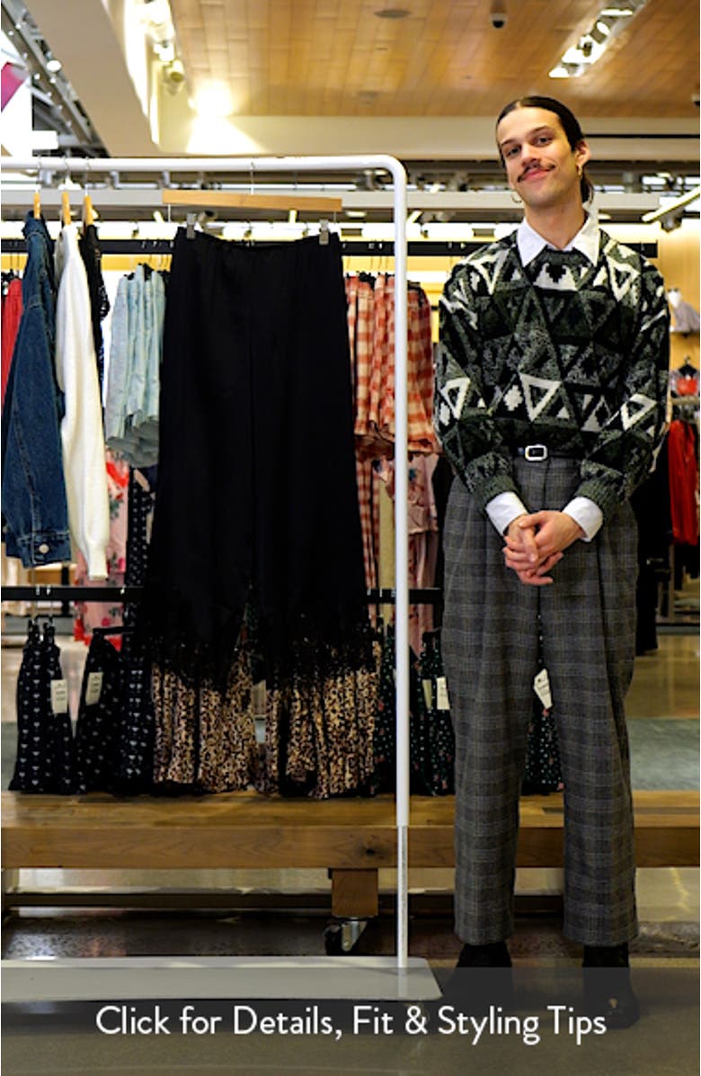 Carolina Silk Lace Hem Pant, sales video thumbnail