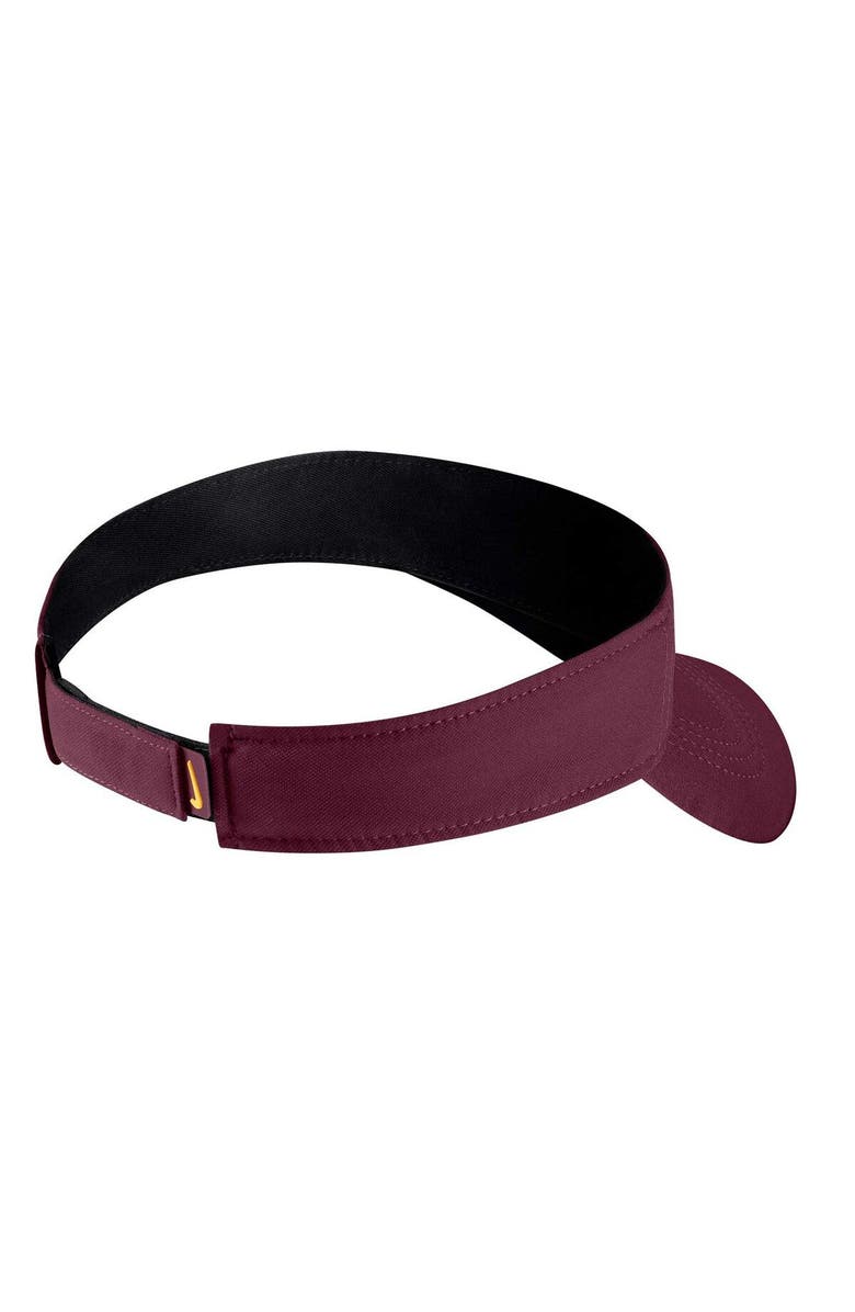 Nike Men's Nike Minnesota Golden Gophers Maroon Sideline Performance Visor, Alternate, color,