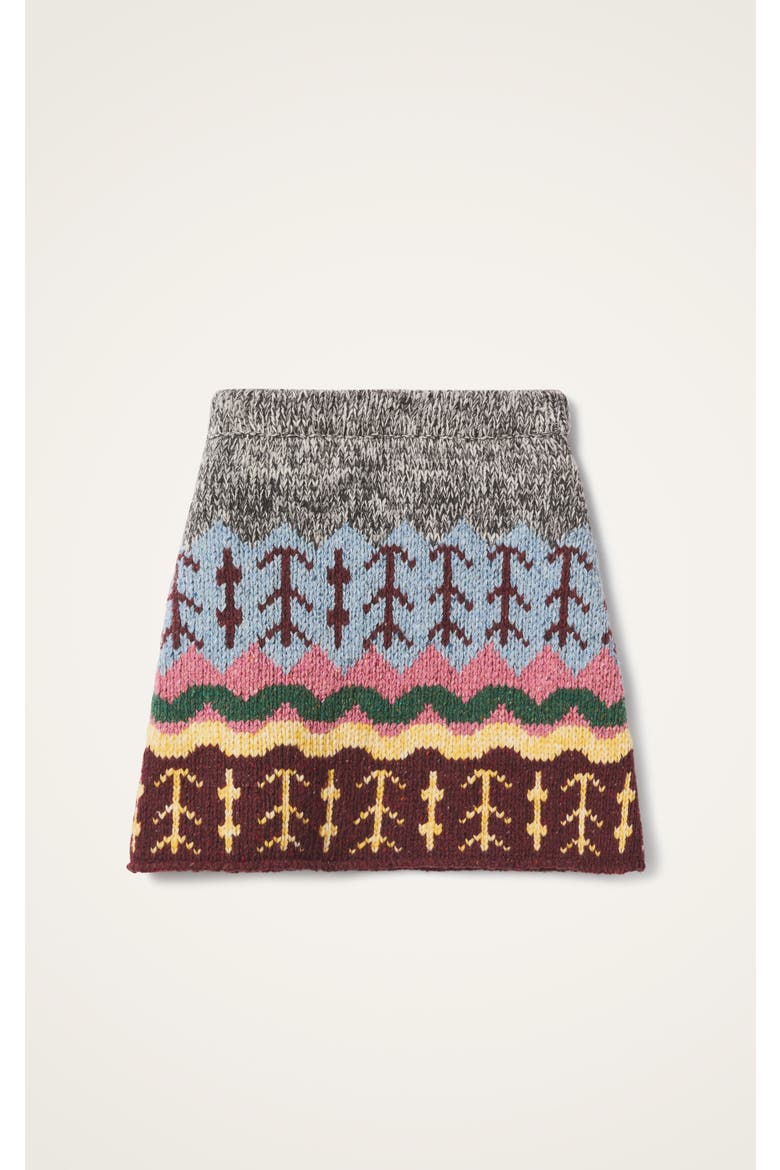 Chalet Skirt, Alternate, color, Multicolor Grey