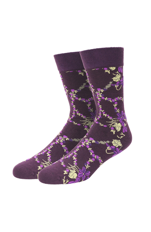 Beau Ties Of Vermont Socks In Purple