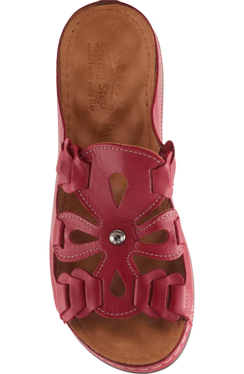 Spring Step Mezera Sandal, Alternate, color, Red