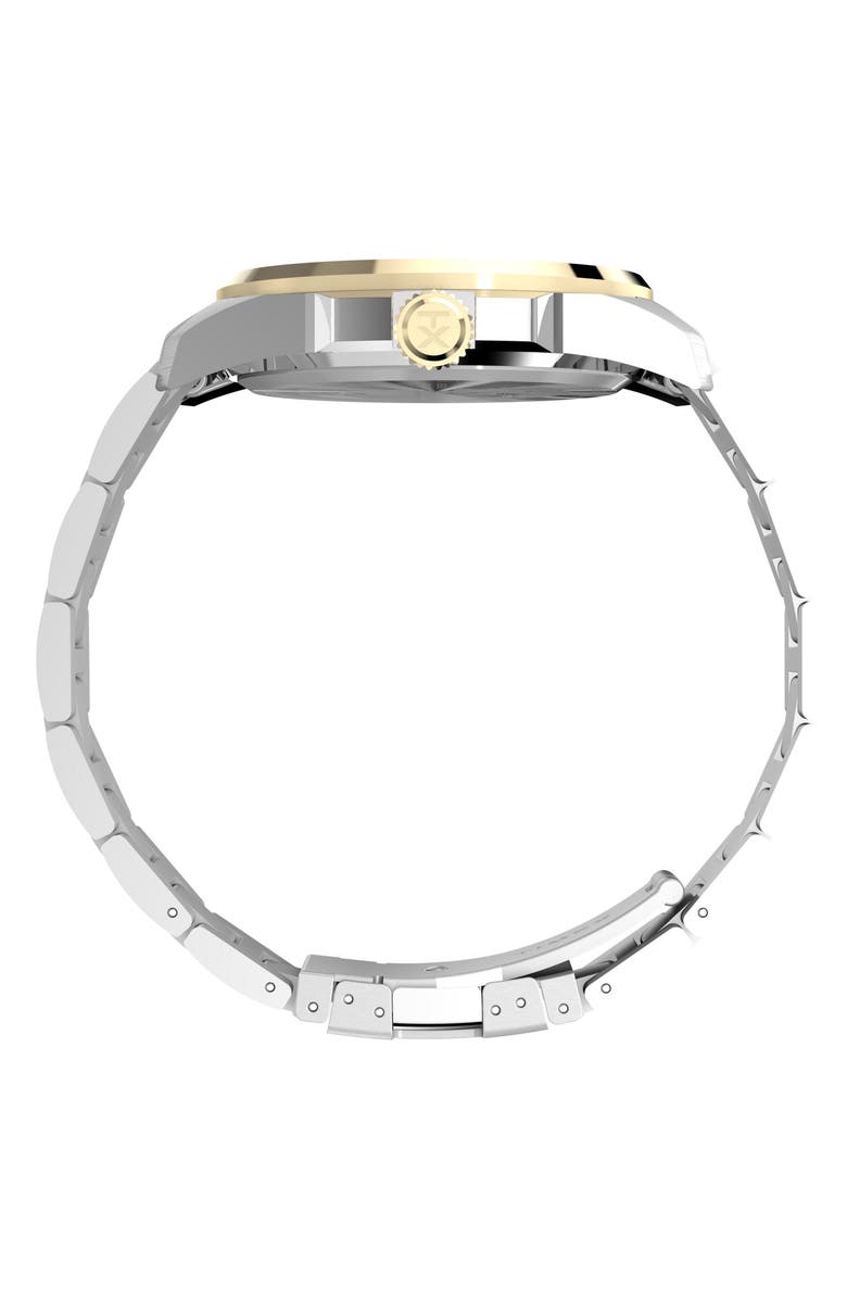 Timex<sup>®</sup> Essex Avenue Two-Tone Watch, 45mm, Alternate, color, Black