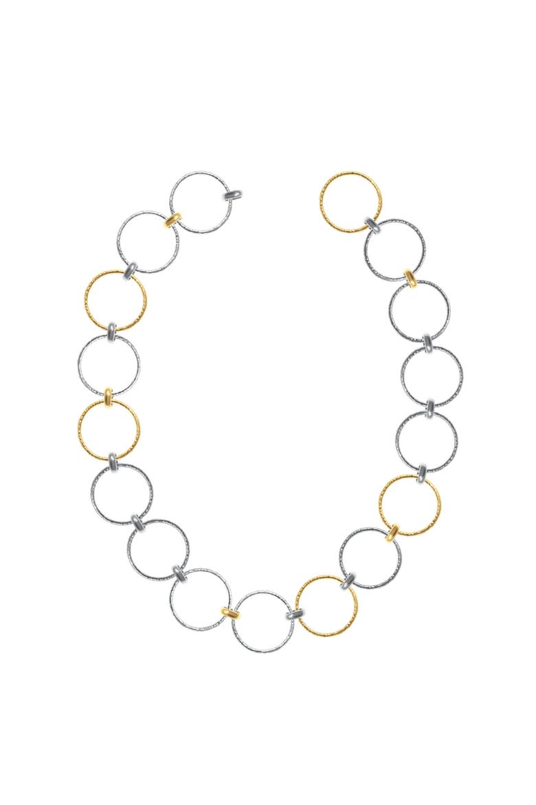 Multi Finish Hula Necklace, Main, color, Multi Color