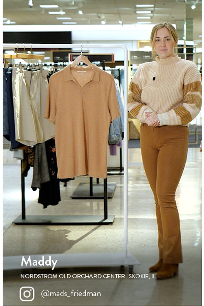 Linen Blend Johnny Collar Polo video