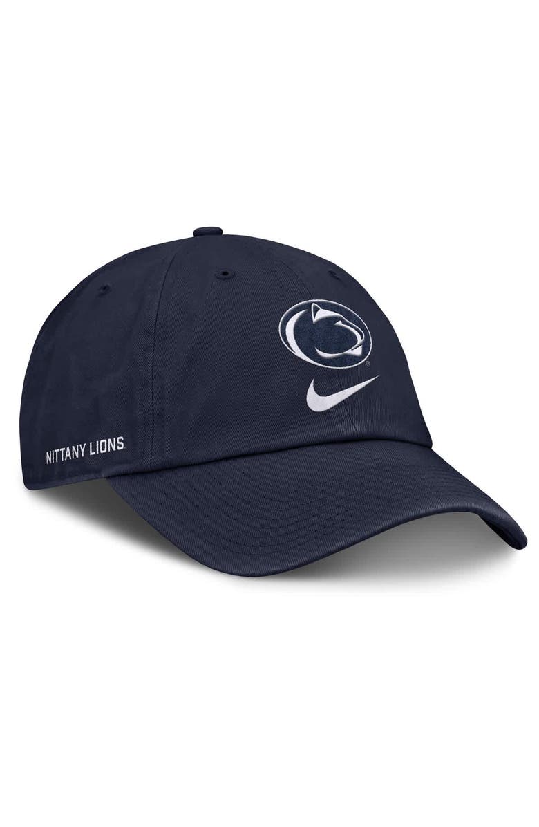 Nike Men's Nike Navy Penn State Nittany Lions Primetime Club Adjustable Hat, Alternate, color, 