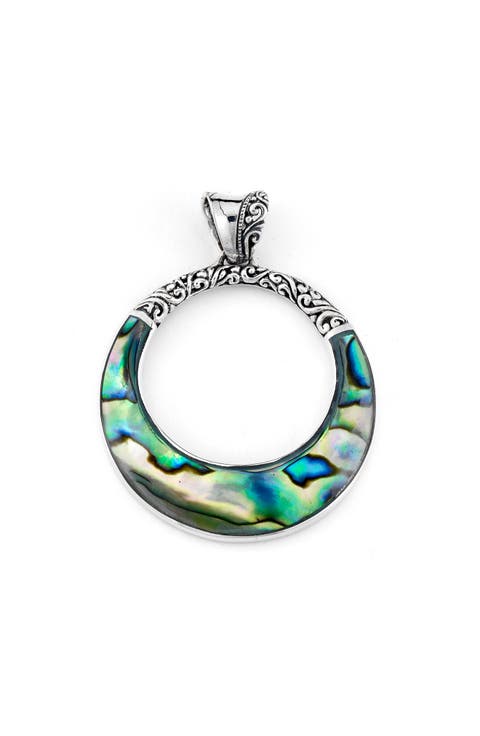 Sterling Silver Open Circle Pendant