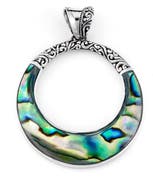 SAMUEL B. Sterling Silver Open Circle Pendant