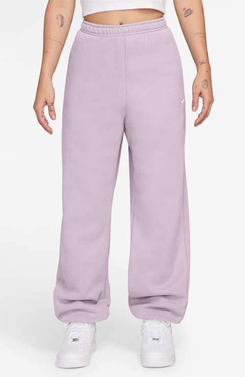 Studio High Waist Fleece Sweatpants