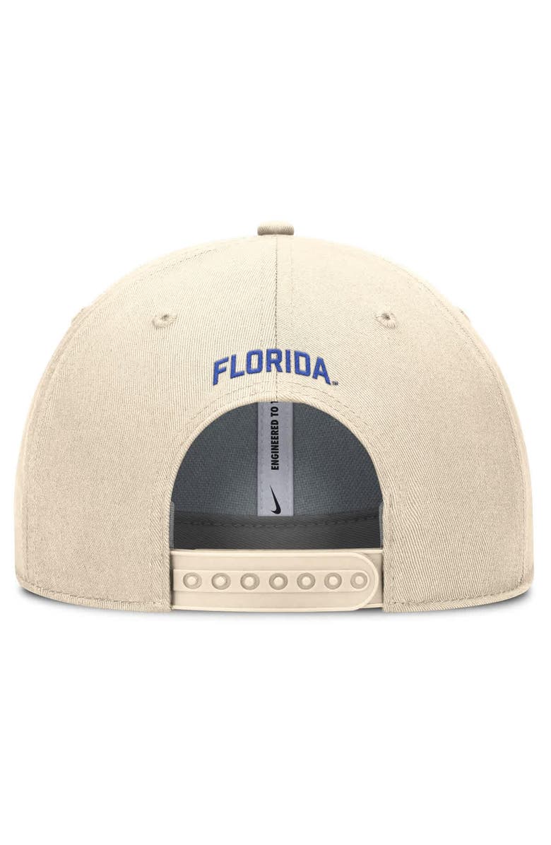 Jordan Brand Men's Jordan Brand Natural Florida Gators Rise Primetime Performance Trucker Adjustable Hat, Alternate, color, Natural