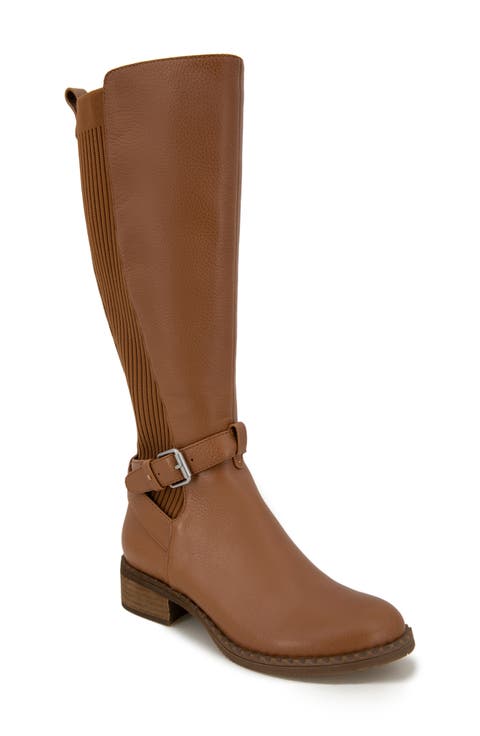 Knee High Moto Boot (Women) (Narrow Calf)