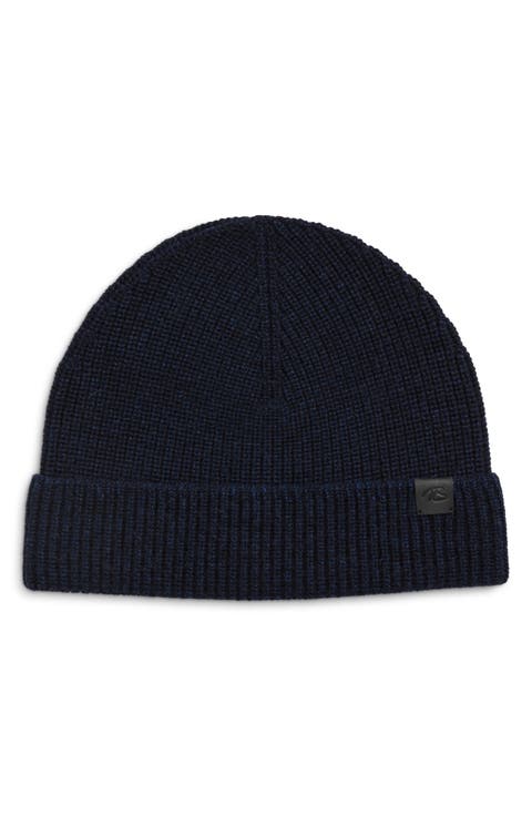 Shaker Stitch Merino Wool Beanie