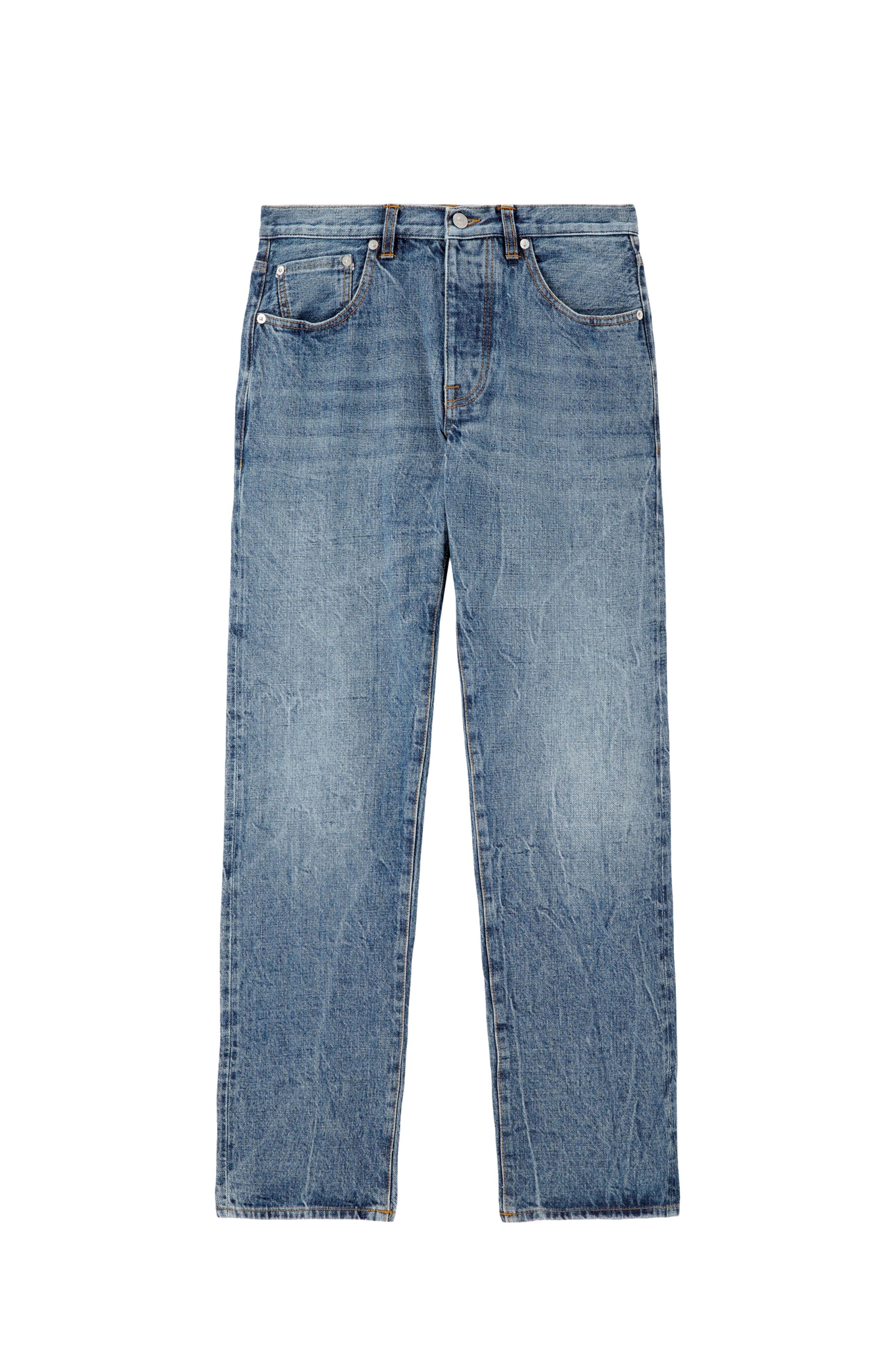 965 John Selvedge 5 Pocket Regular Fit Denim Pants - image 3