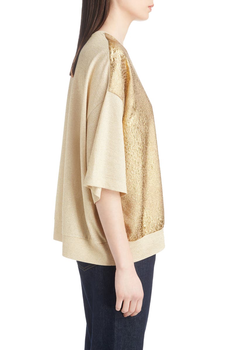 Dries Van Noten Embellished Mixed Media Bomber Jacket, Alternate, color,