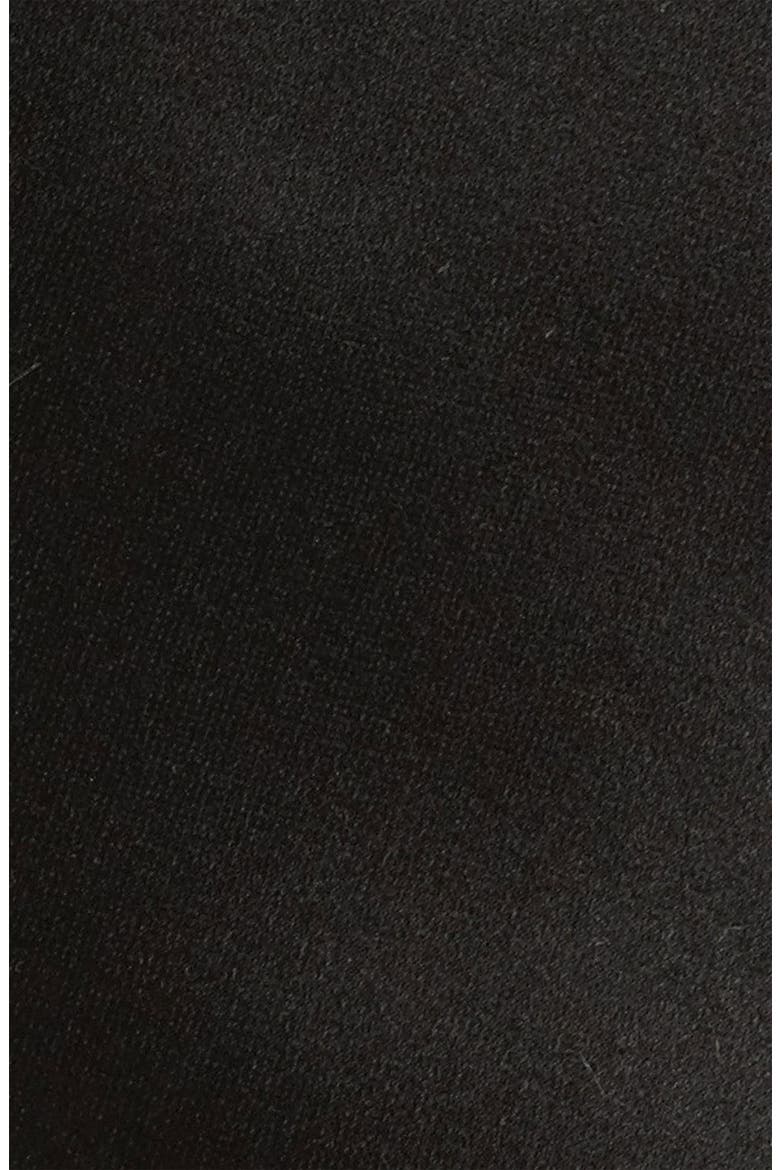 Woven Silk Tie, Alternate, color, BLACK