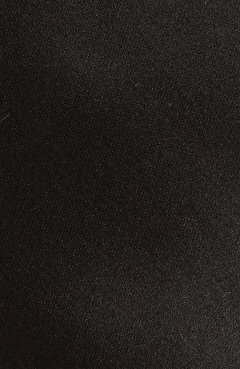 David Donahue Woven Silk Tie, Alternate, color, Black