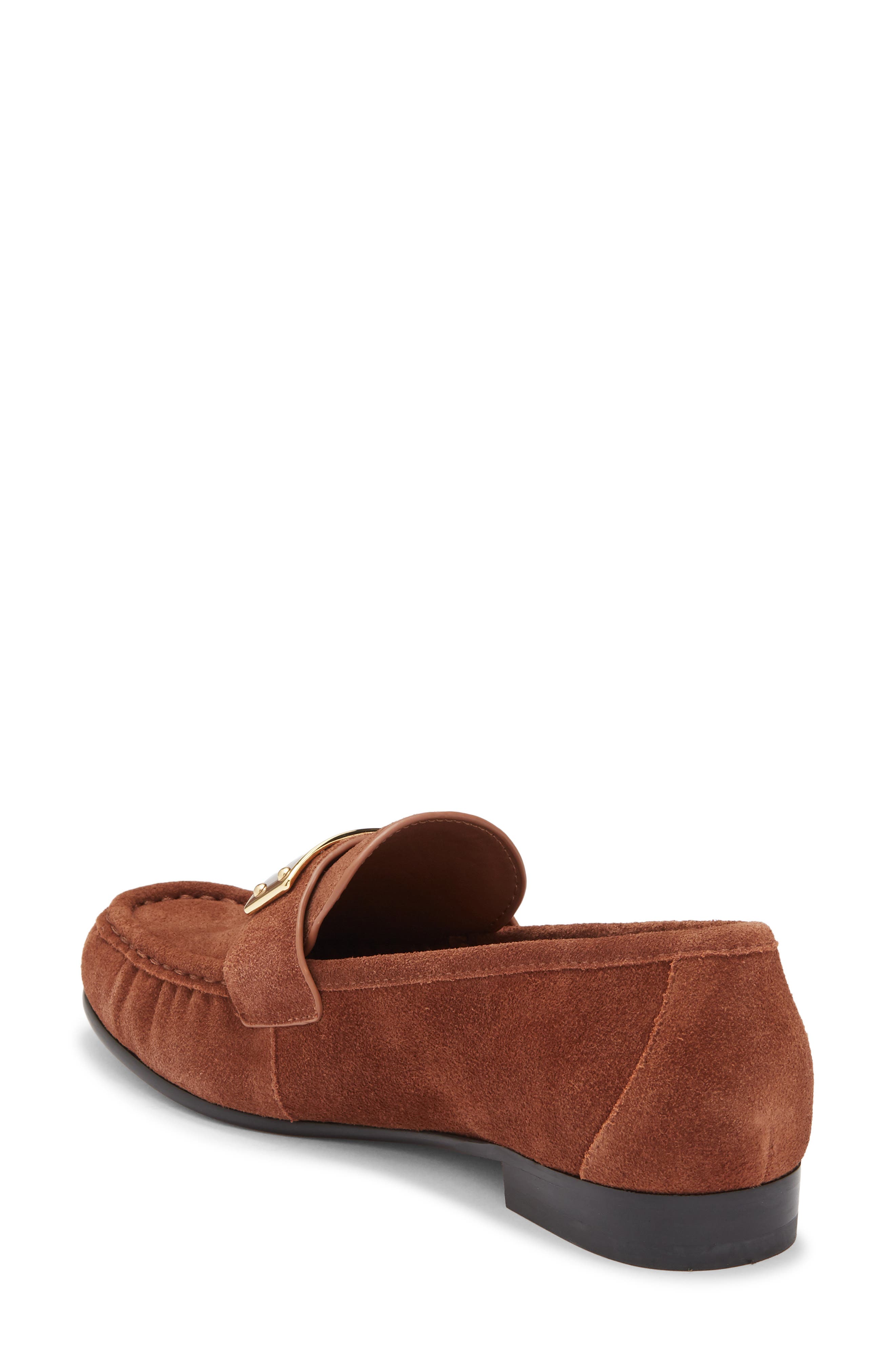 The Bold Logo Loafer, Alternate, color, COGNAC