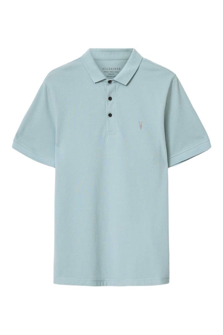 Reform Cotton Piqué Polo, Alternate, color, SALTON BLUE