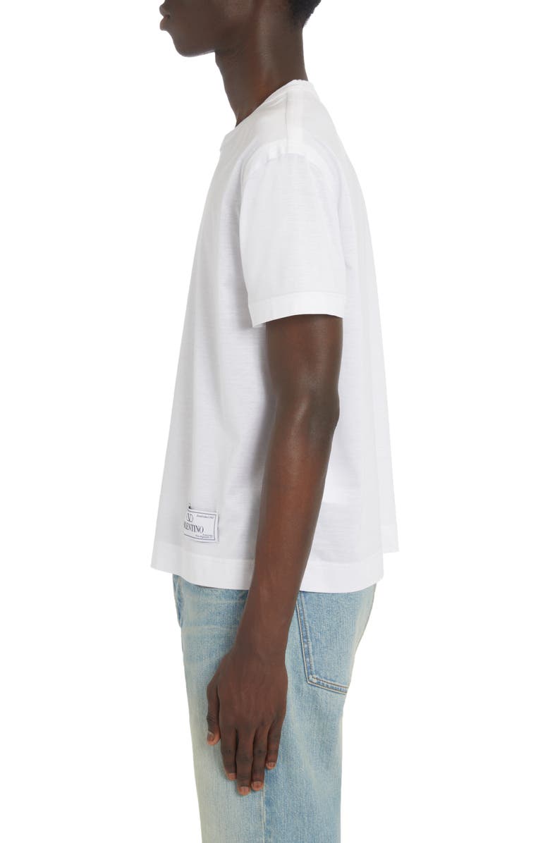 Valentino Maison Label Cotton T-Shirt, Alternate, color, 