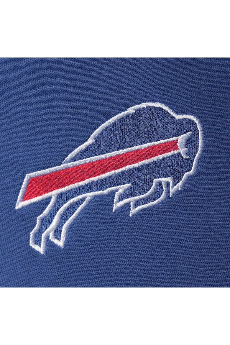 Men's Starter Royal/Red Buffalo Bills Playoffs Color Block Full-Zip Hoodie, Alternate, color, Royal