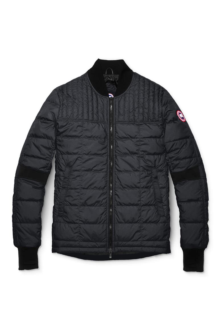 Dunham Slim Fit Packable Down Jacket, Main, color, BLACK