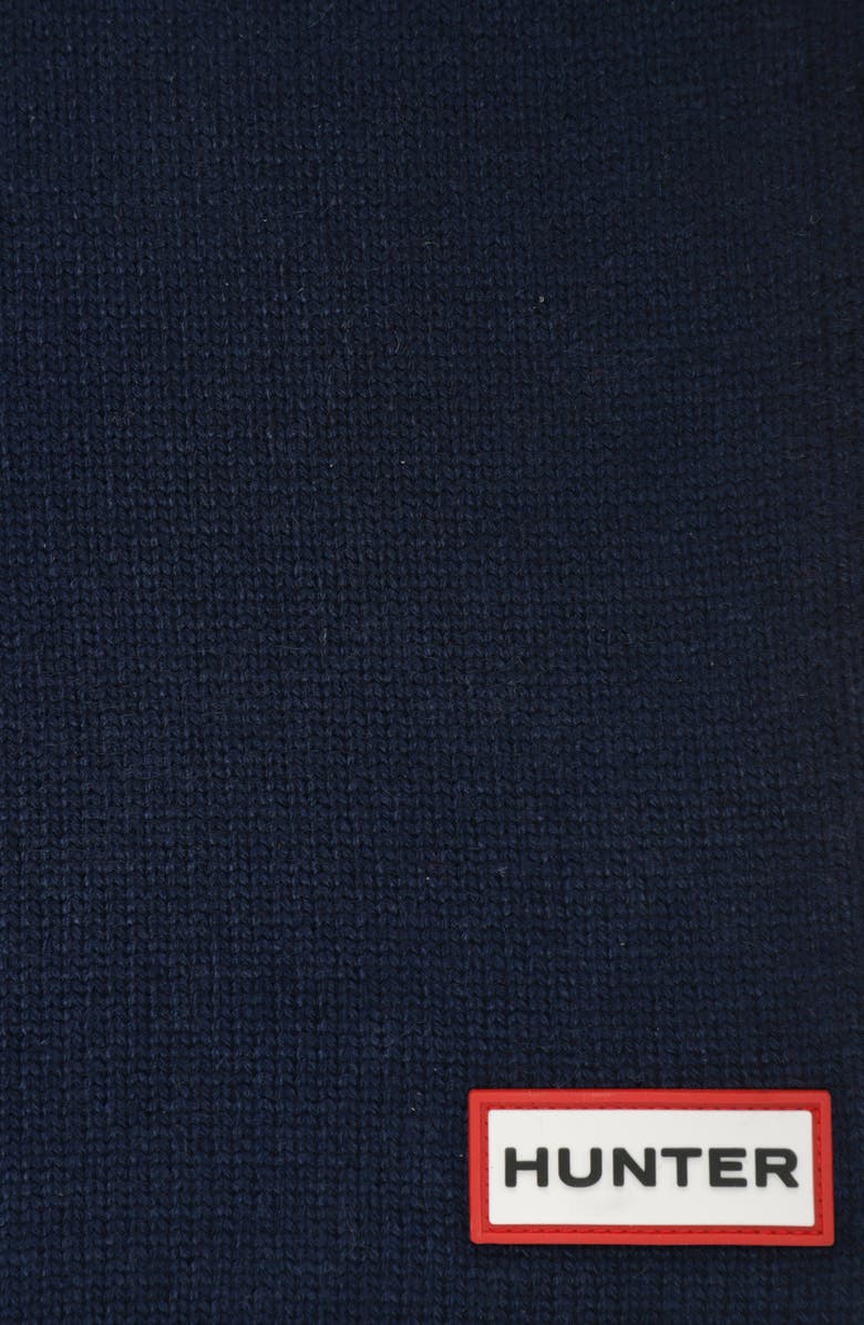 Hunter Play Essential Recycled Polyester Blend Scarf, Alternate, color, Valtameri Blue