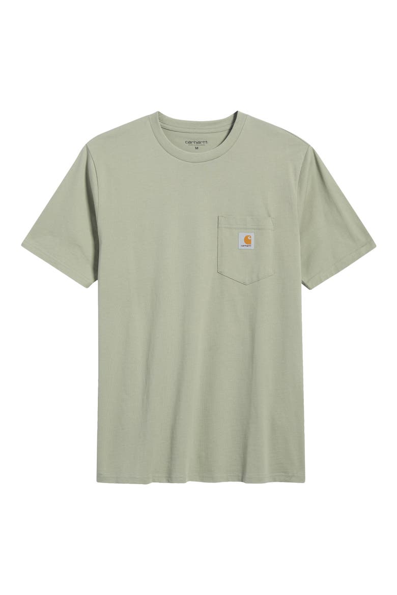 Logo Pocket T-Shirt, Main, color, SHADY GREEN