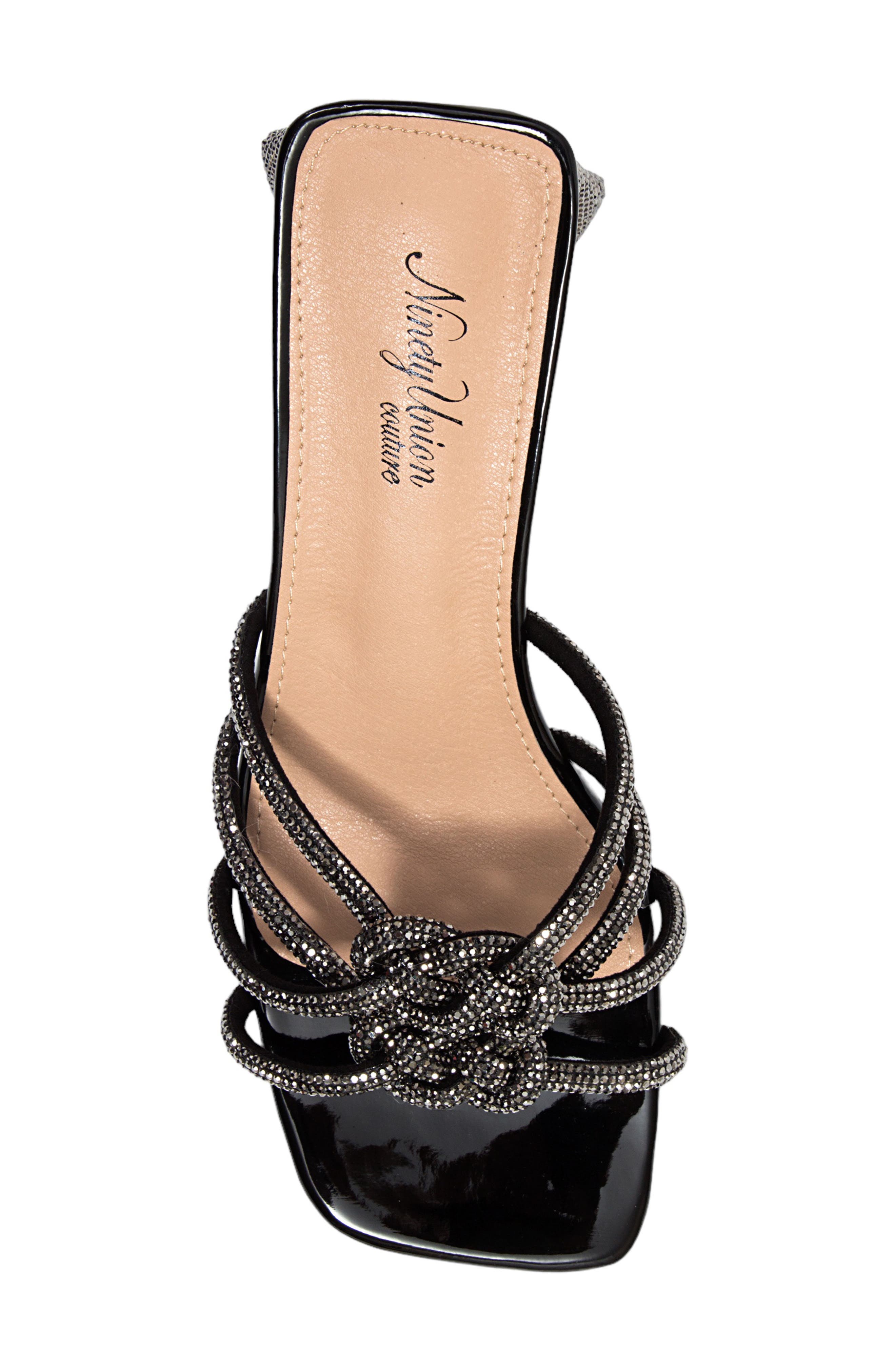 NINETY UNION Chic Square Toe Sandal, Alternate, color, 