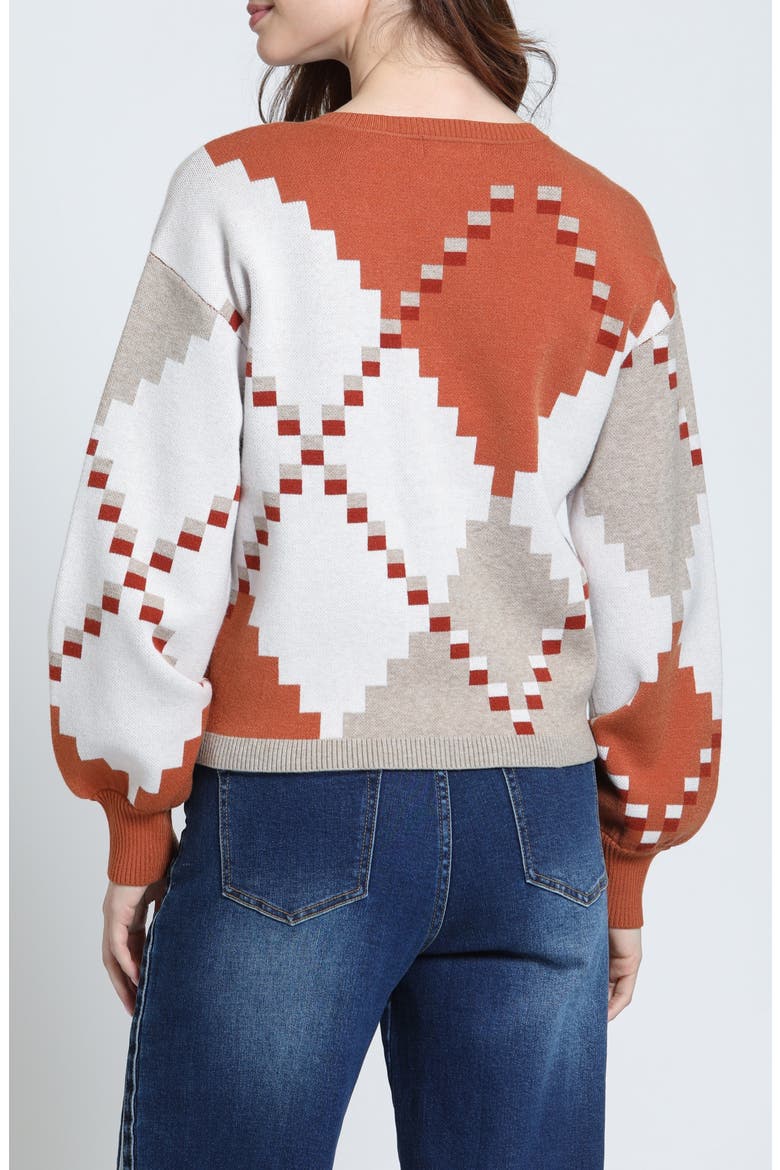Canyon V-Neck Sweater, Alternate, color, CINNAMON SPICE
