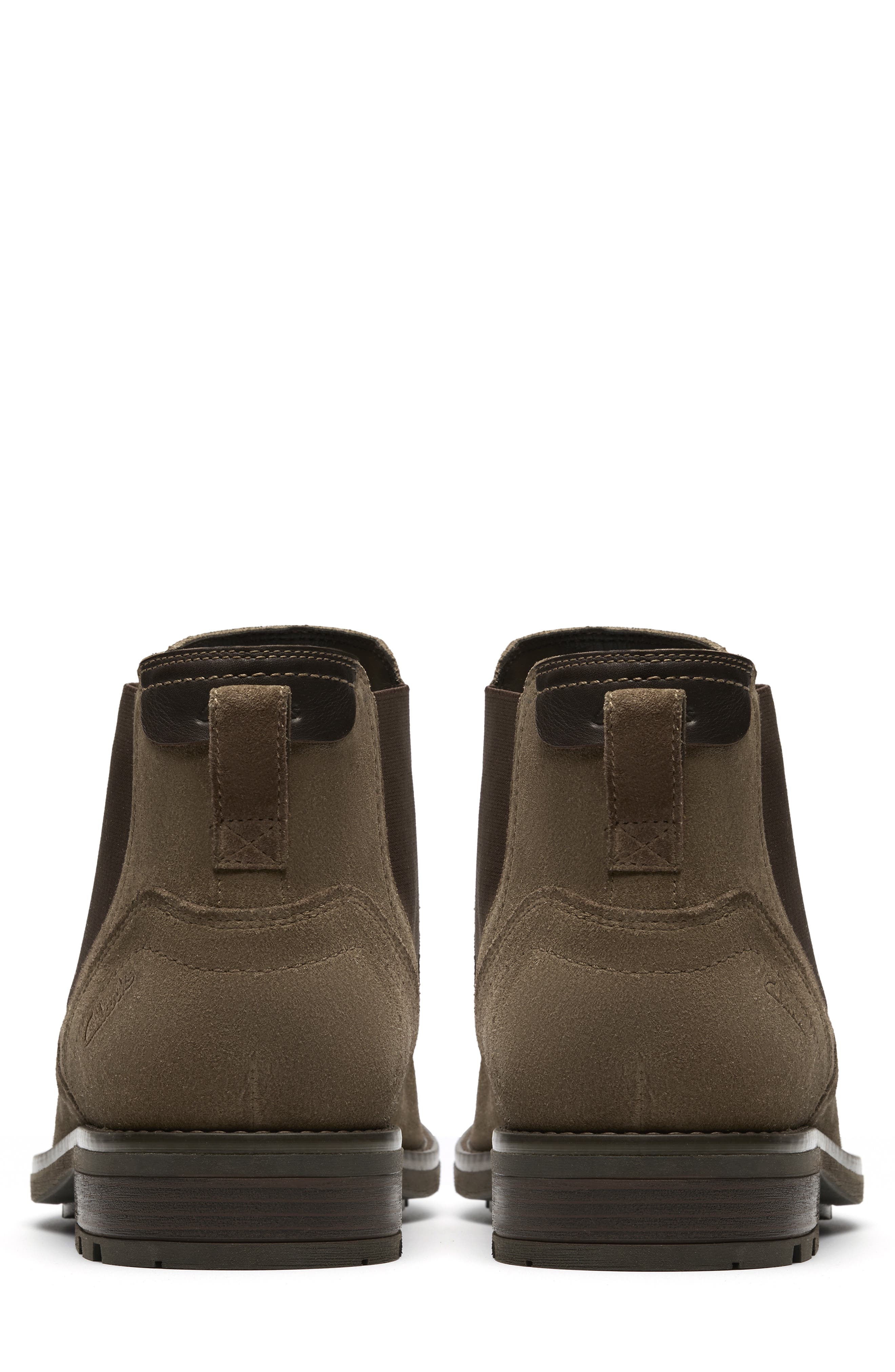 Clarks<sup>®</sup> Emmett Chelsea Boot, Alternate, color, Stone Suede