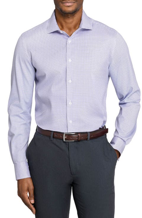 Slim Fit Check Reworked Button-Up Shirt