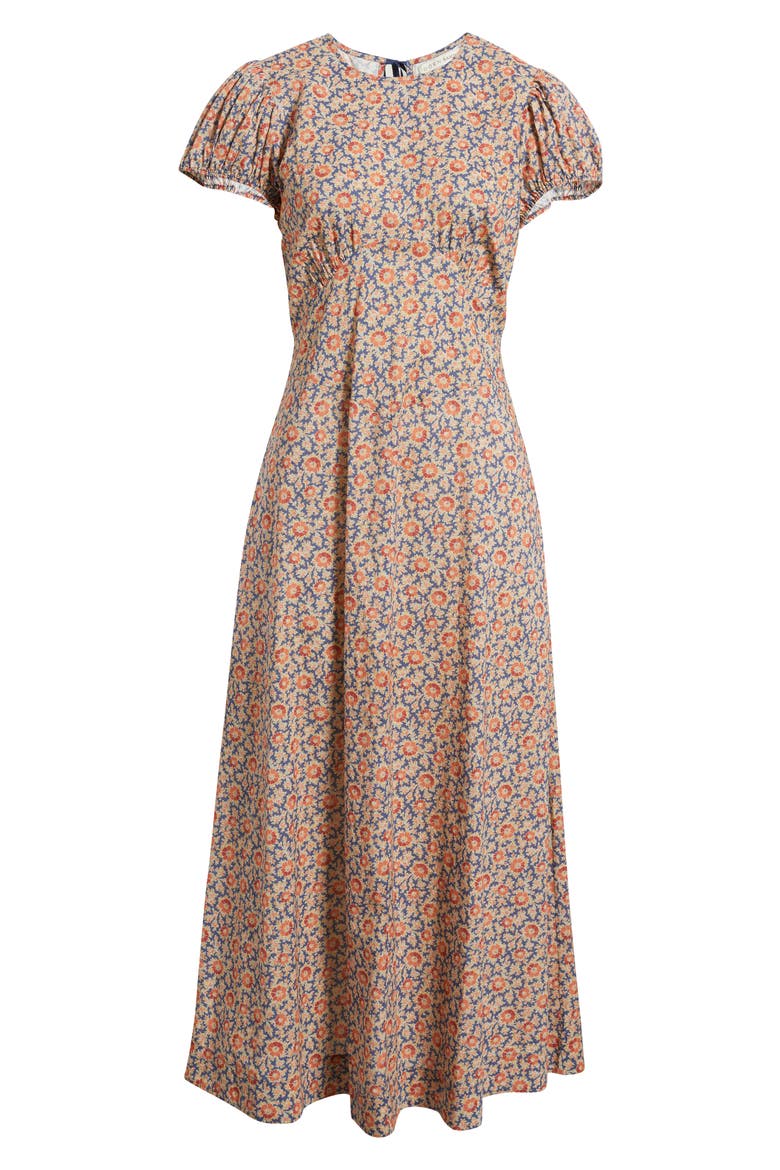 Rhodia Floral Maxi Dress, Alternate, color, JARDIN DU SOLEIL