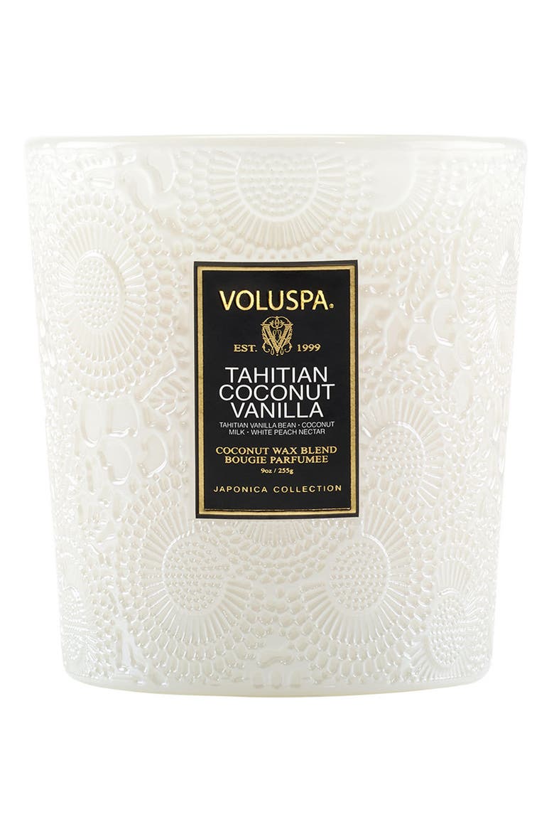 Tahitian Coconut Vanilla Classic Candle, Alternate, color, TAHITIAN COCONUT VANILLA