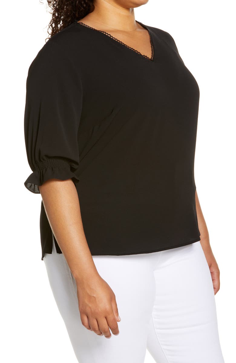 CeCe Ruffle Sleeve Blouse, Alternate, color, 