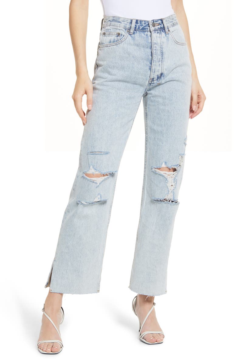 Ksubi Brooklyn Jean Muse Split Straight Leg Jeans, Main, color, 