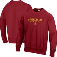 Champion Men's Champion  Cardinal USC Trojans Relentless Reverse Weave Sweatshirt