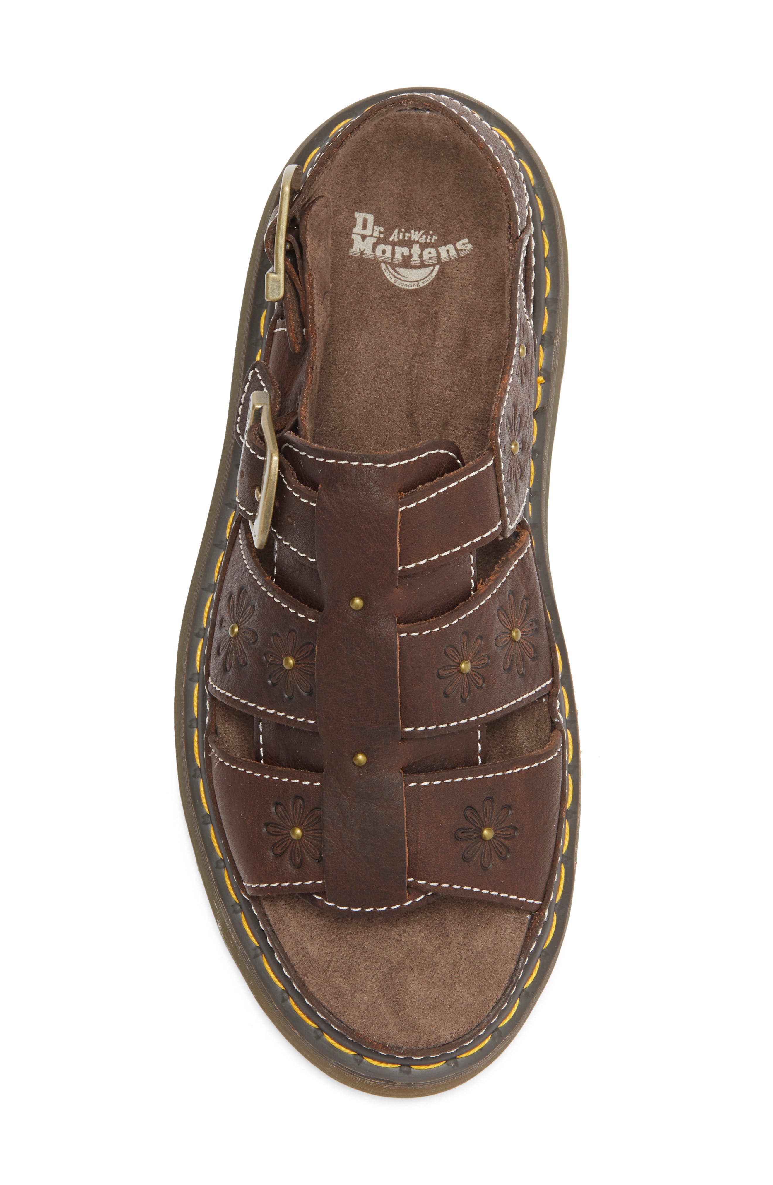 Wrenlie Sandal, Alternate, color, DARK BROWN