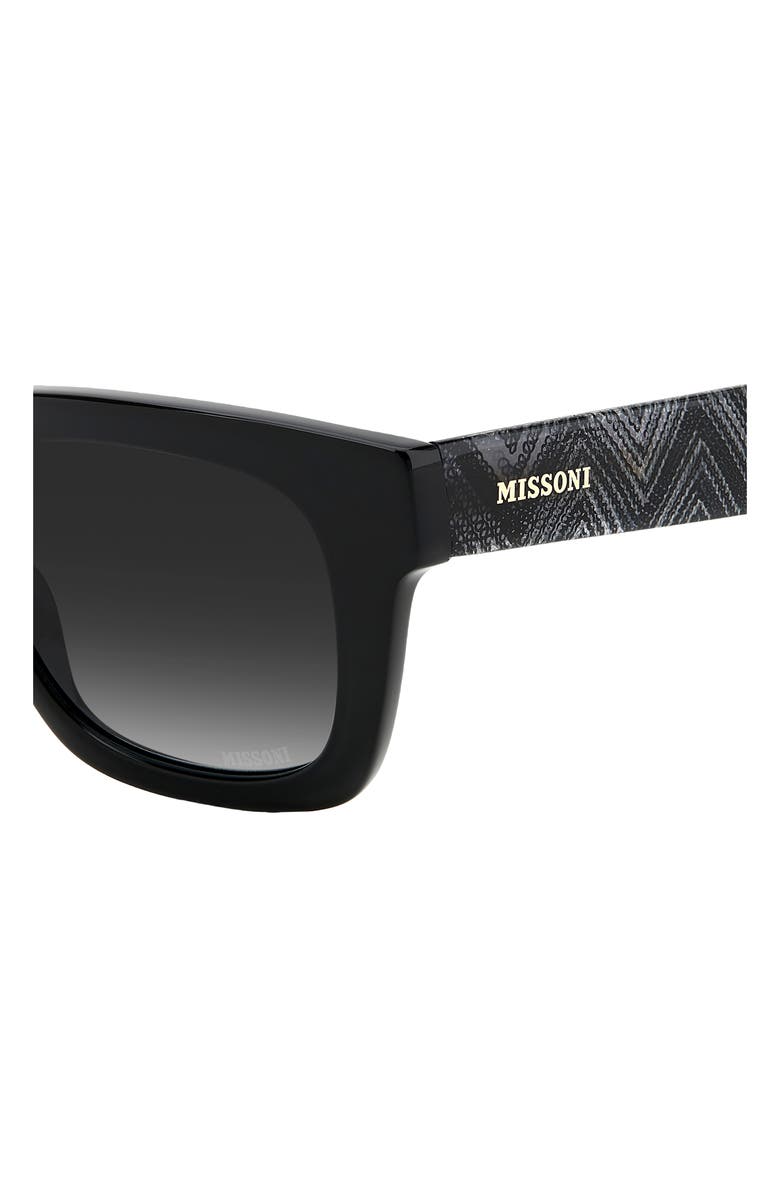 Missoni 56mm Rectangular Sunglasses, Alternate, color, 