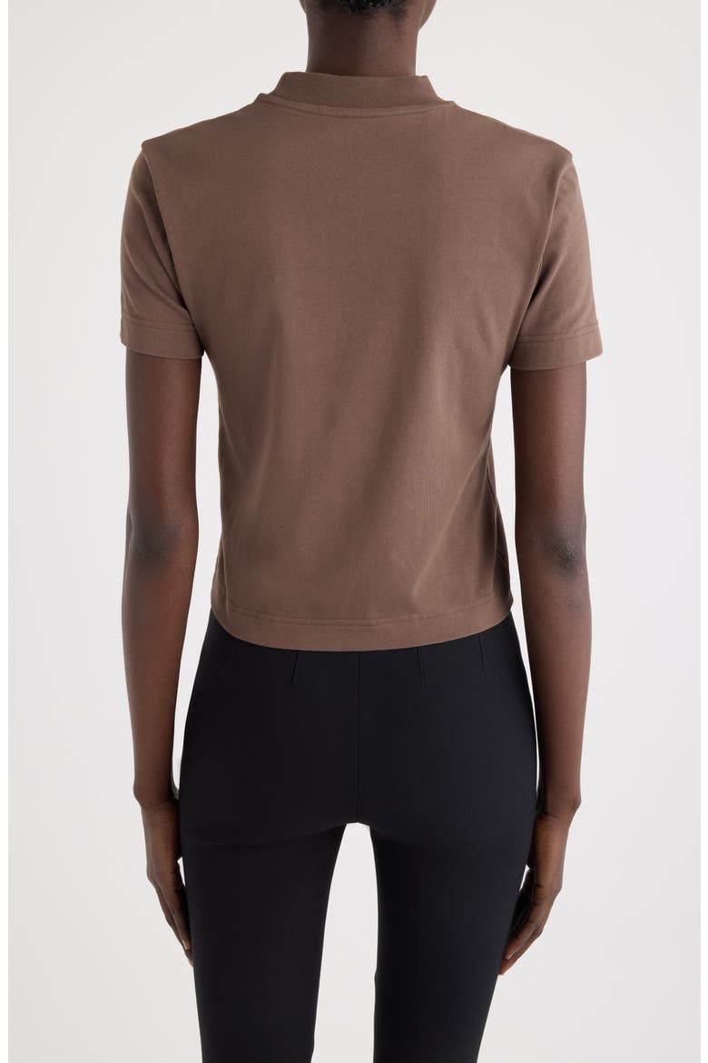 Le T-Shirt Gros Grain T-Shirt, Alternate, color, DARK BROWN
