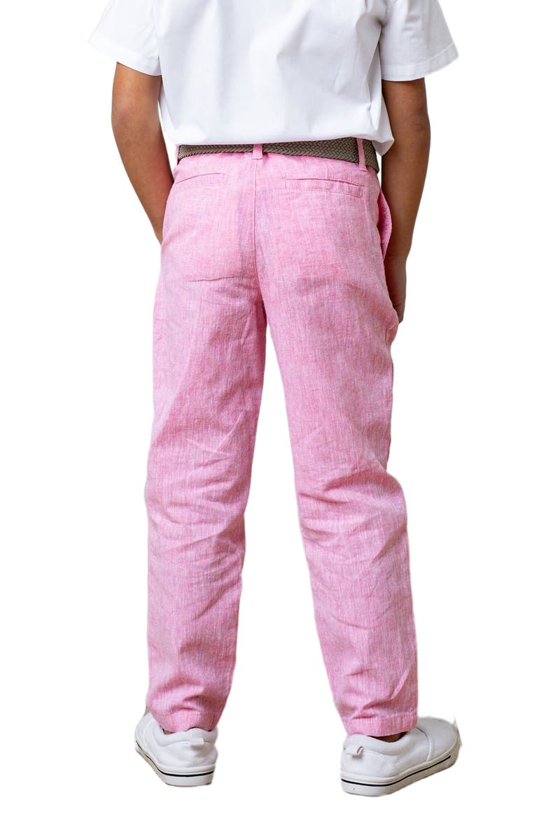 Hope & Henry Boys' Linen Suit Pant, Toddler, Alternate, color, Rose Linen
