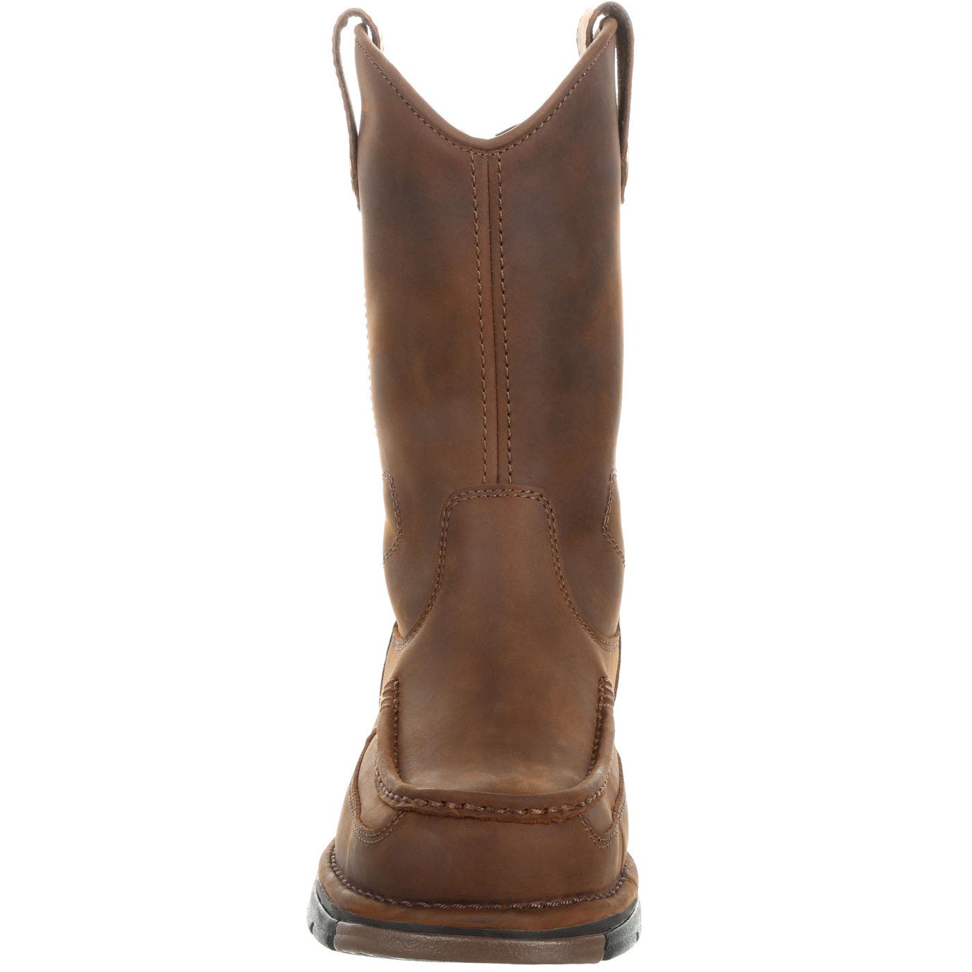 Georgia Boot Pullon Work Boot, Alternate, color, Dark Brown