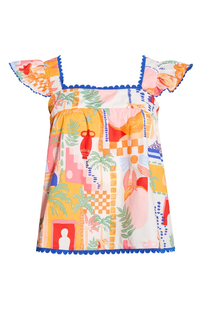 SUGARLIPS Petroliah Ruffle Top, Main, color, 