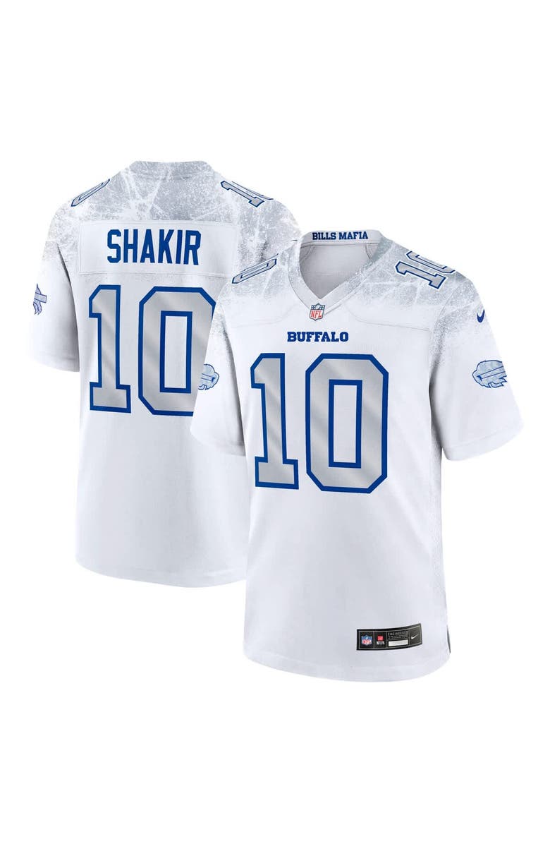 Nike Men's Nike Khalil Shakir White Buffalo Bills 2025 Rivalries Collection Game Jersey, Main, color, White