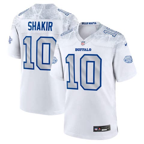 Men's Nike Khalil Shakir White Buffalo Bills 2025 Rivalries Collection Game Jersey