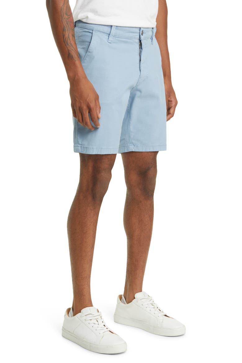Noah Stretch Twill Flat Front Shorts, Alternate, color, MOUNTAIN SPRING