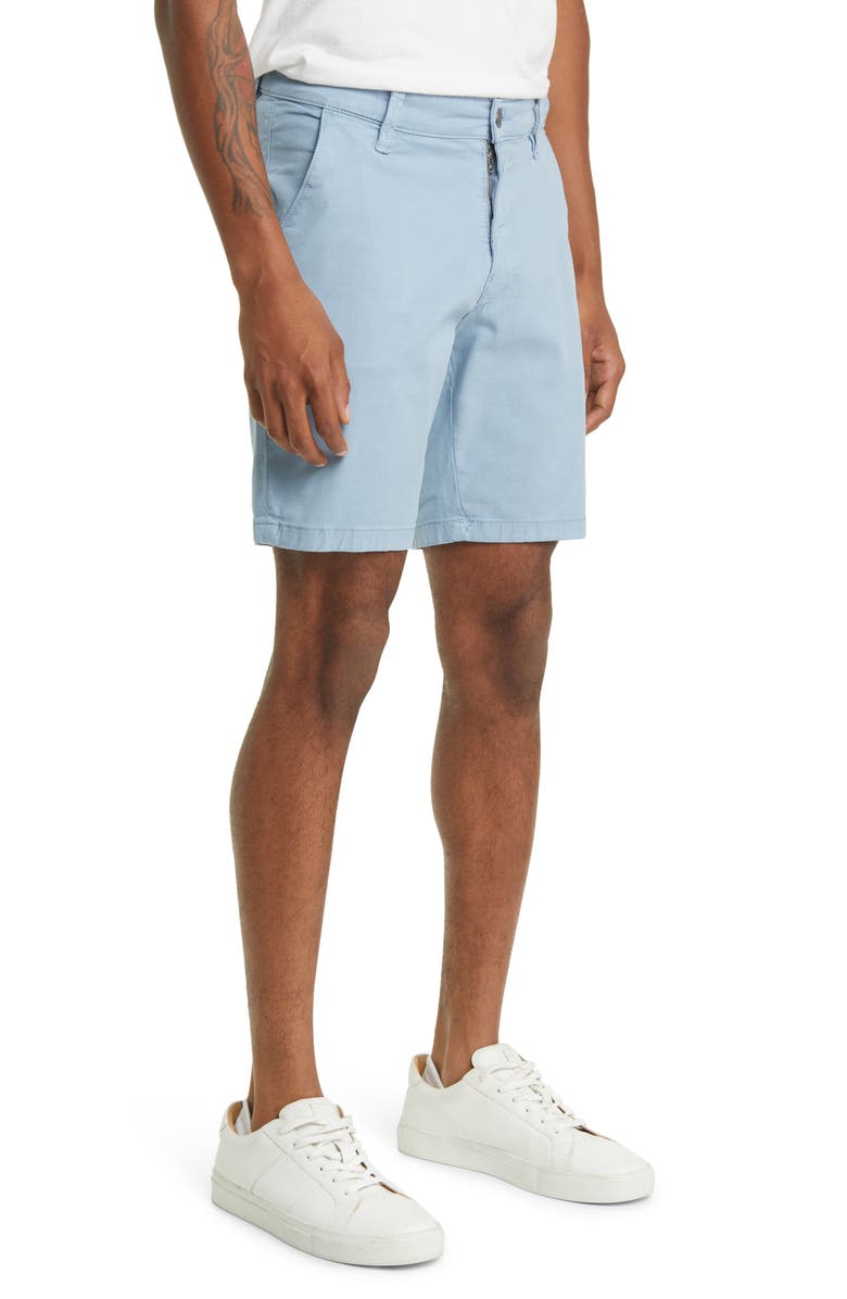 Mavi Jeans Noah Stretch Twill Flat Front Shorts, Alternate, color, Mountain Spring
