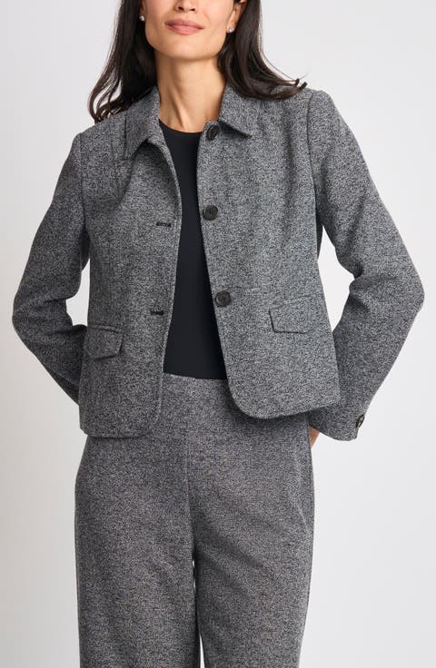 Cropped Tailored Jacket